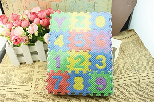 36pcs Unisex Mini Puzzle Kid Educational Toy Alphabet Letters Numeral Foam Mat