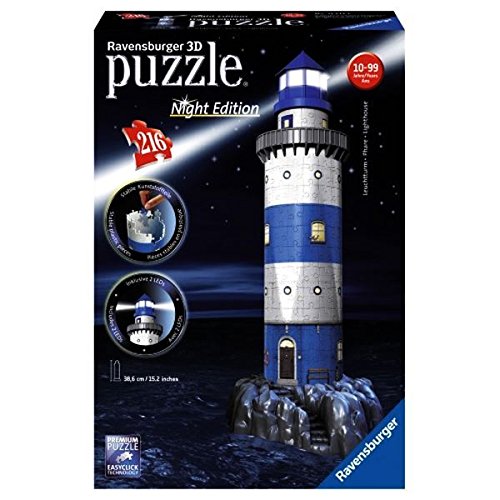 Ravensburger Lighthouse - Night Edition - 3D Puzzle (216-Piece)