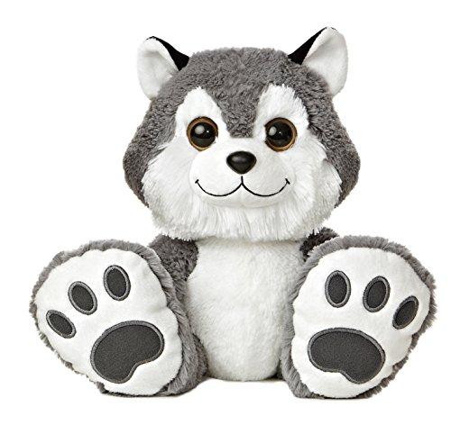 Aurora World Taddle Toes Howler Husky Plush, 10