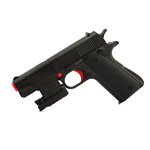 Thickyuan Kid Toy Gun Realistic 11 Scale Colt M1911A1 Rubber Bullet Pistol Mini Pistols The