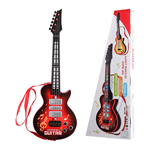 TWFRIC Kids Guitar Electric Battery Operated Toy Guitar Musical